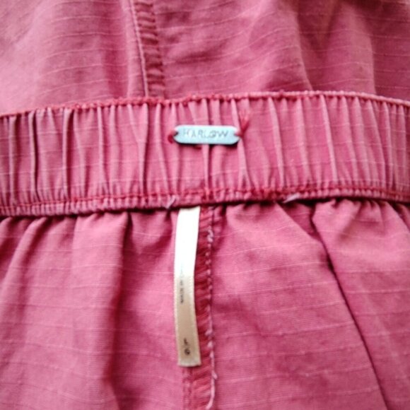 Harlow  Cargo Mini Skirt Rust L Rip Stop Terra Cotta Neutral - Picture 5 of 6